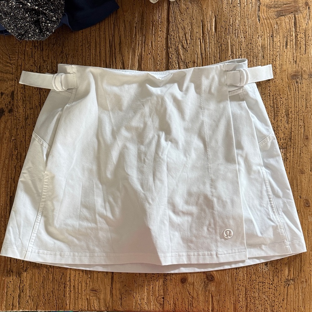 Lululemon Wrap-Front Mid-Rise Golf Skirt